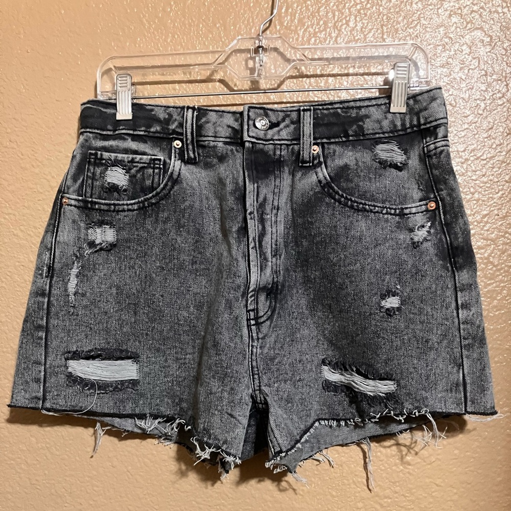 Wild Fable Charcoal Distressed Jean Shorts